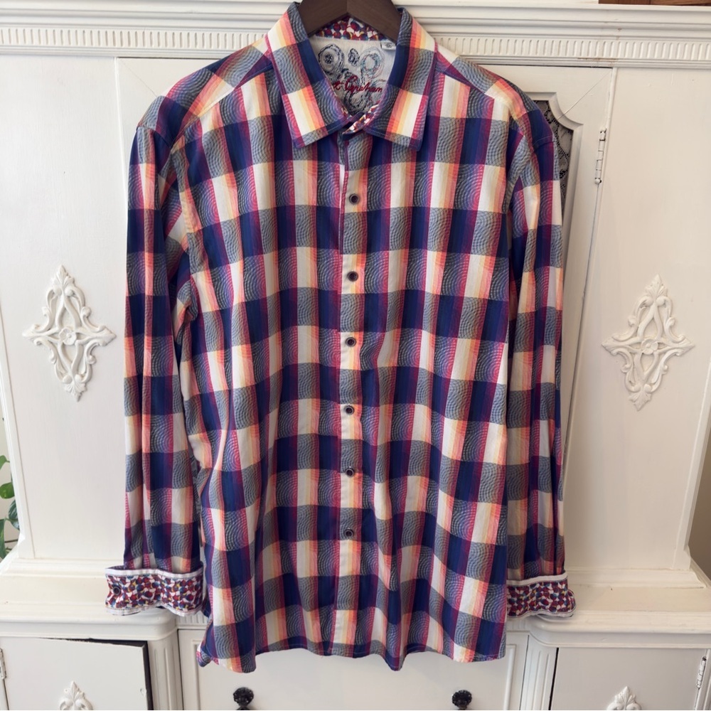 Robert Graham Flip Cuff Long Sleeve Shirt